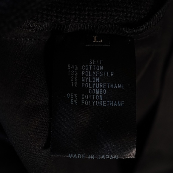 Adeam Women's Cotton Knit Stretch Poplin Panel Ruffle Button Front Cardigan L - Picture 3 of 4